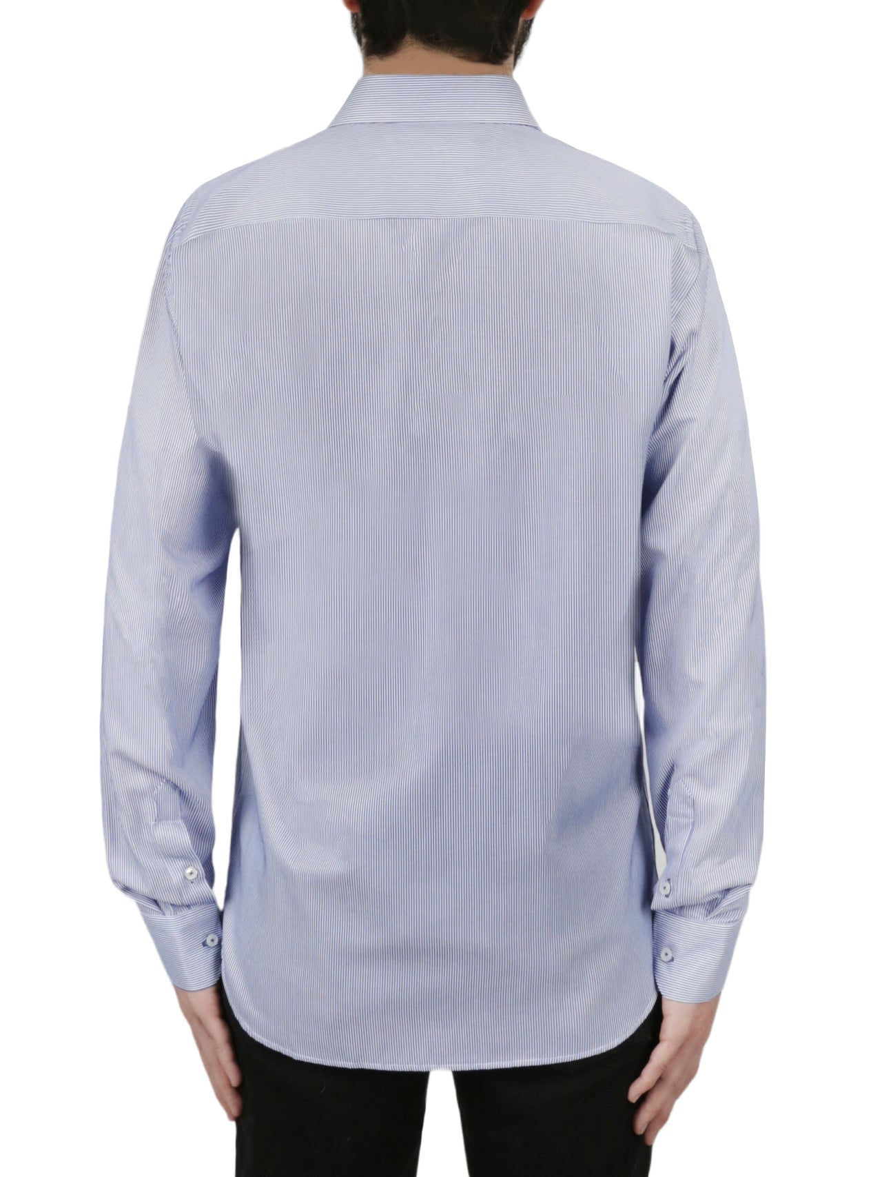 Blue Striped Dress Shirt - Image 4