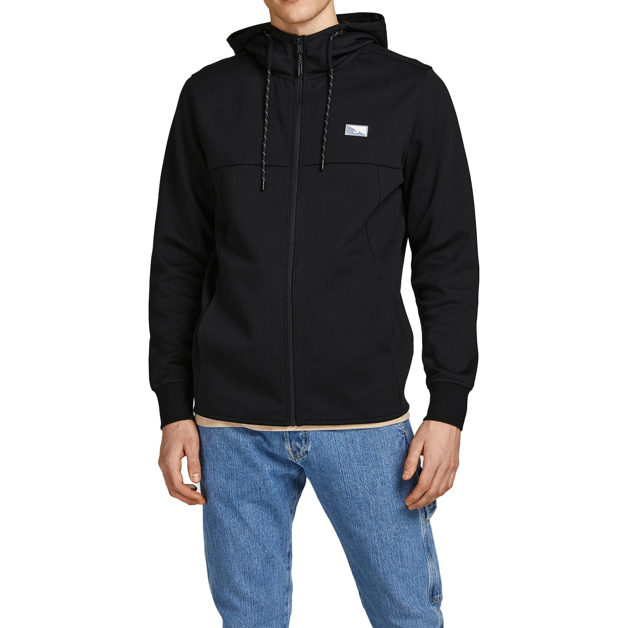 High Neck Zip Hoodie - Image 2