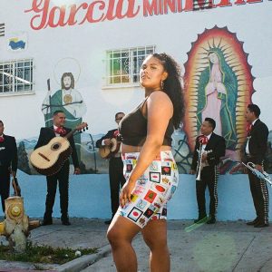 Plus Size Loteria Biker Shorts