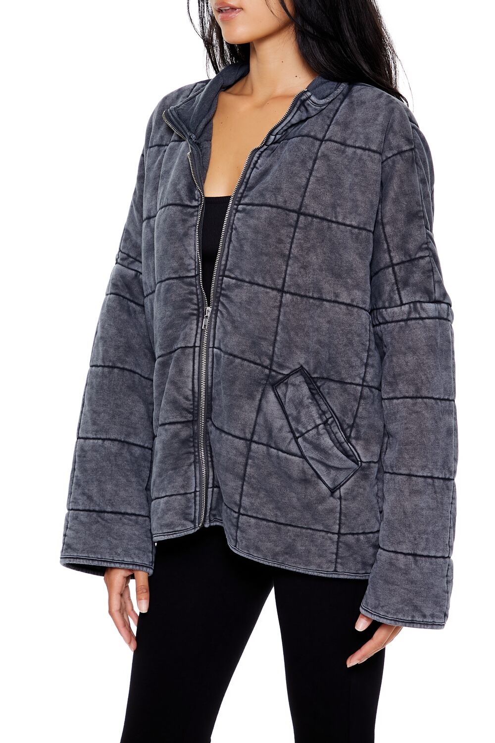Quilted Zip-Up Jacket - Image 10