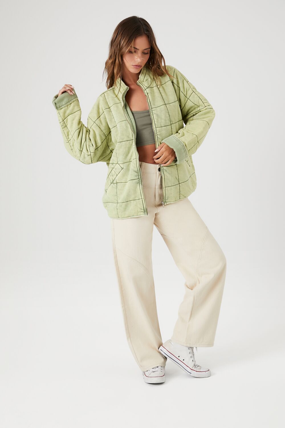 Quilted Zip-Up Jacket - Image 15