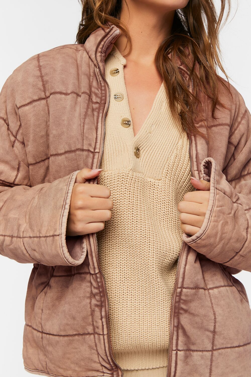 Quilted Zip-Up Jacket - Image 23