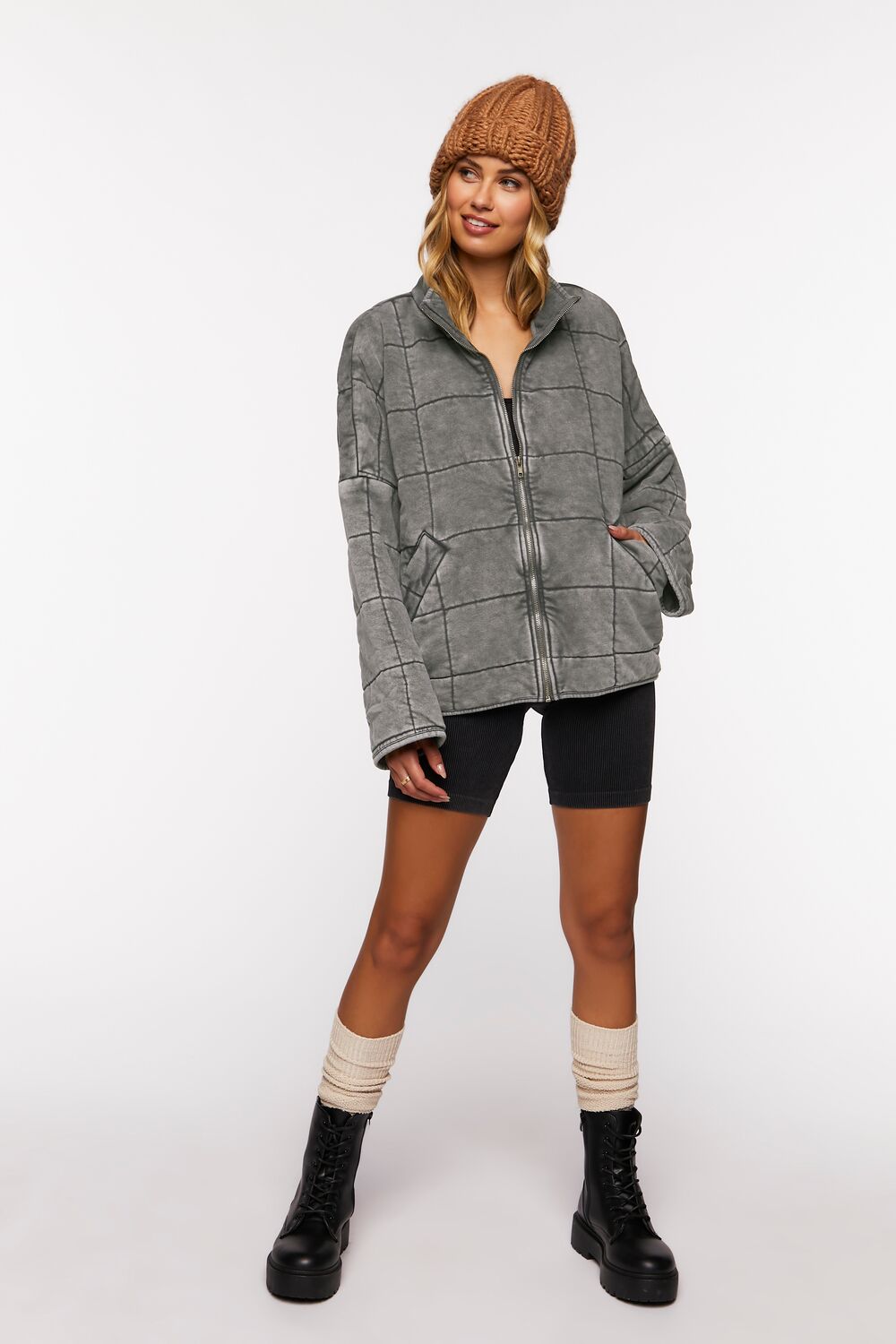 Quilted Zip-Up Jacket - Image 39