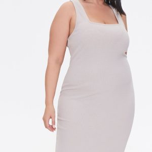 Plus Size Bodycon Tank Dress