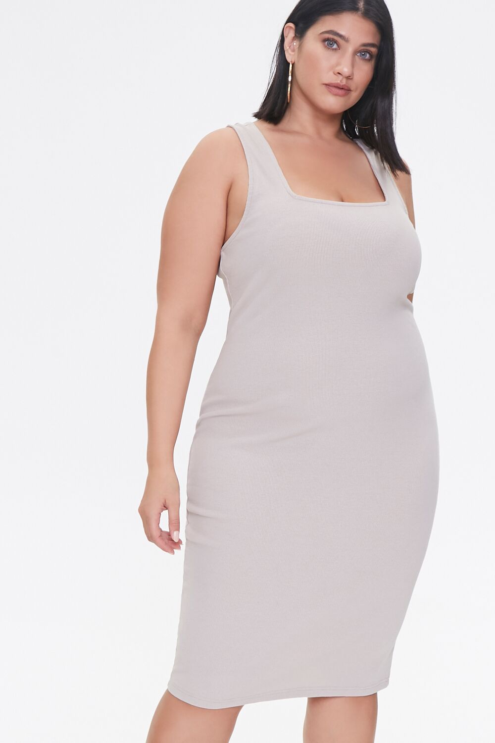 Plus Size Bodycon Tank Dress
