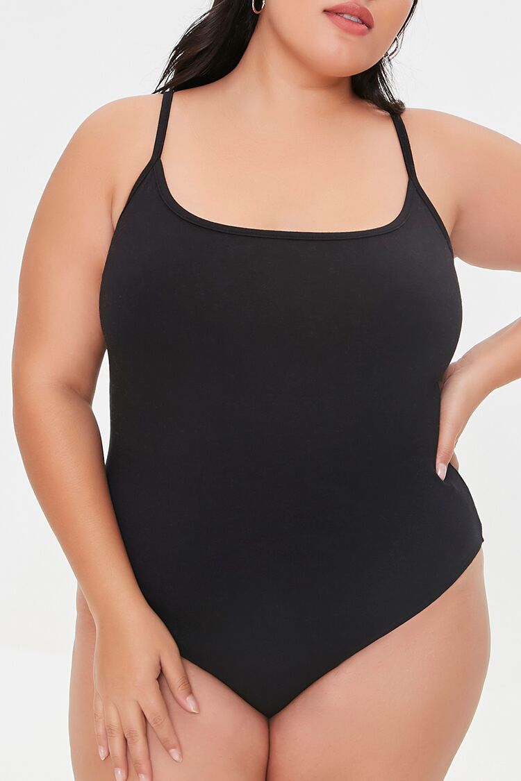 Plus Size Basic Cami Bodysuit - Image 10