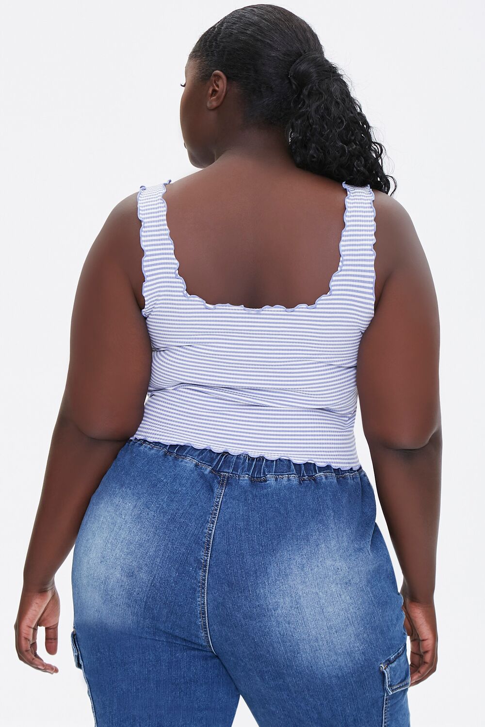 Plus Size Striped Tank Top - Image 3