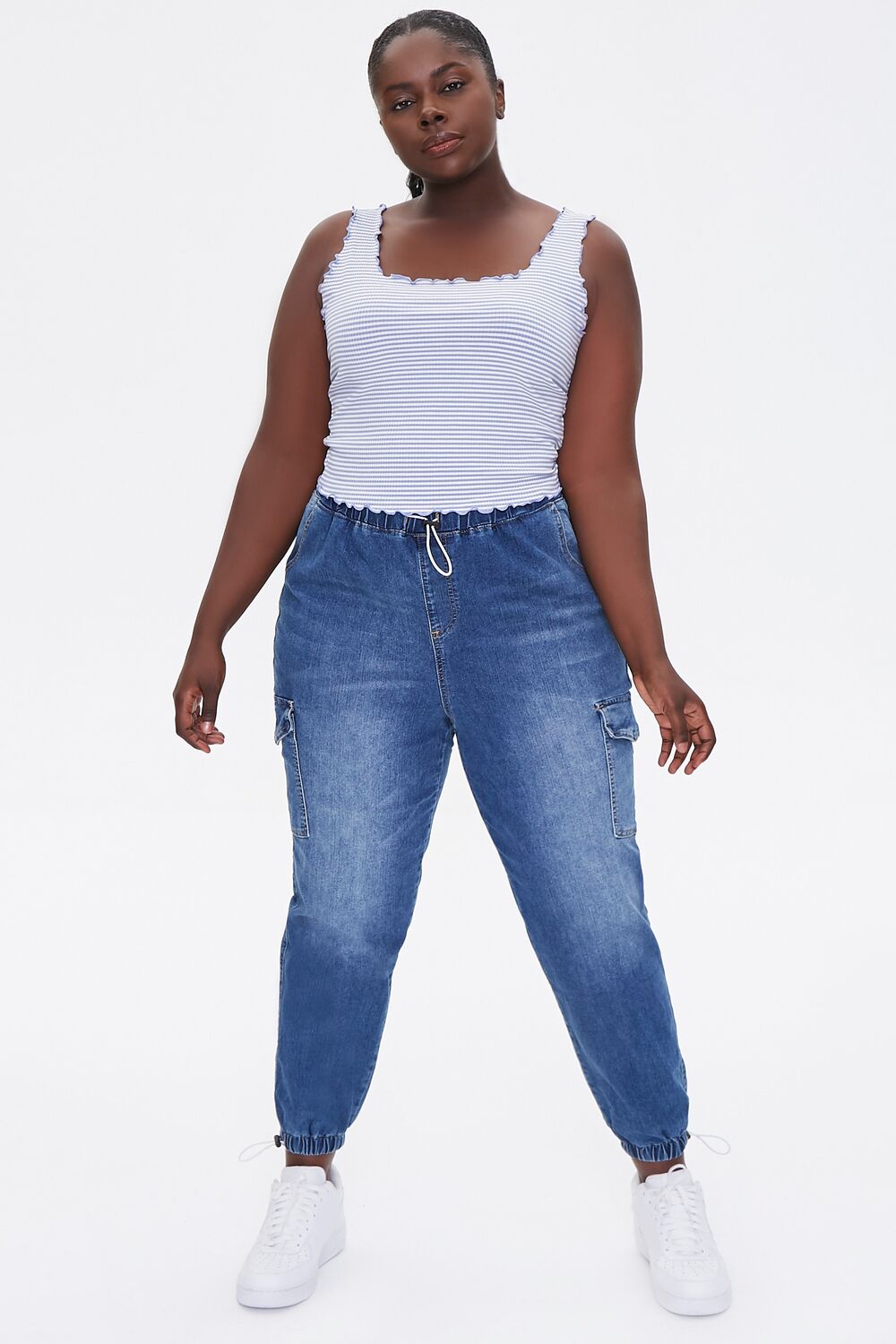 Plus Size Striped Tank Top - Image 4