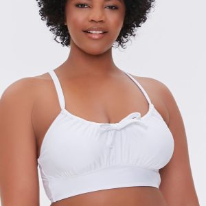 Plus Size Ruched Bikini Top