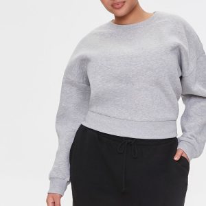 Plus Size French Terry Mini Skirt