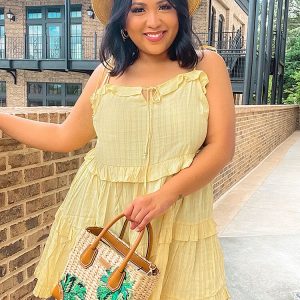 Plus Size Tiered Cami Dress
