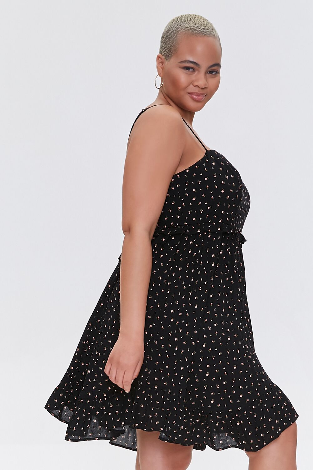 Plus Size Ditsy Floral Dress - Image 2