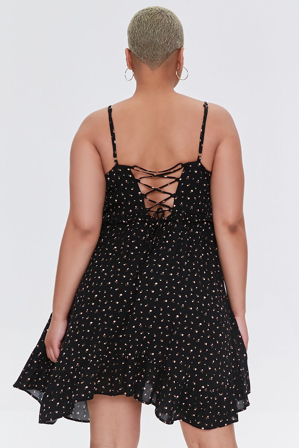 Plus Size Ditsy Floral Dress - Image 3