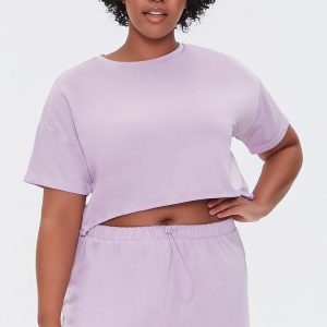 Plus Size French Terry Shorts