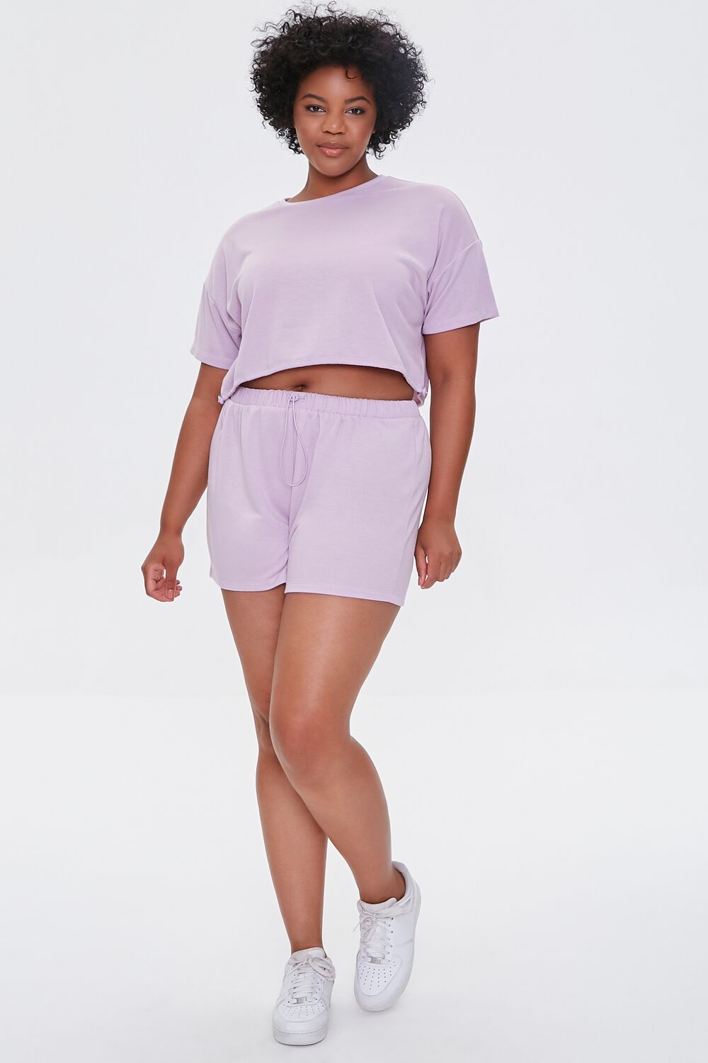 Plus Size French Terry Shorts - Image 5