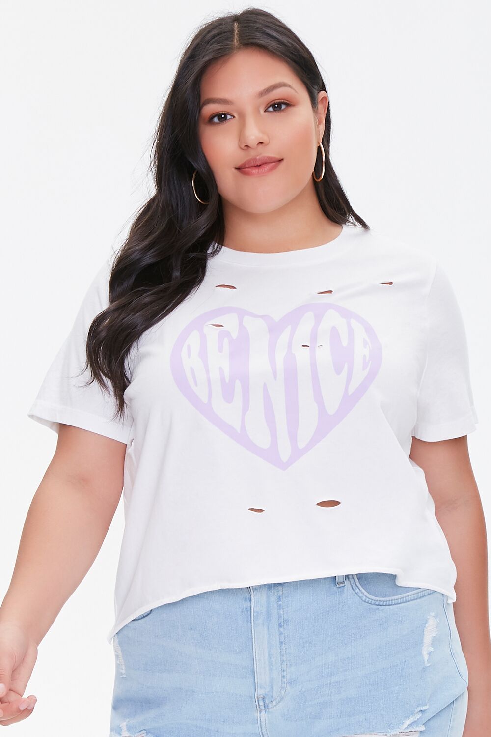 Plus Size Be Nice Graphic Tee