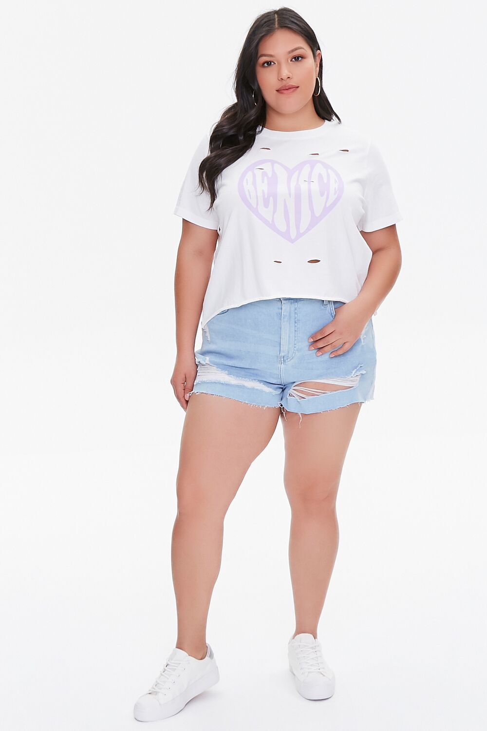 Plus Size Be Nice Graphic Tee - Image 4