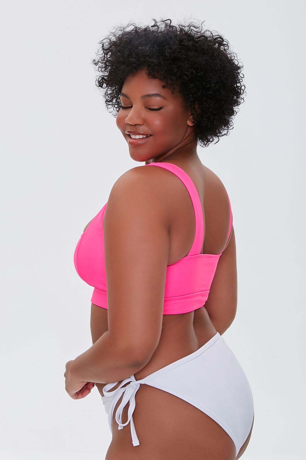 Plus Size Square-Neck Bikini Top - Image 2