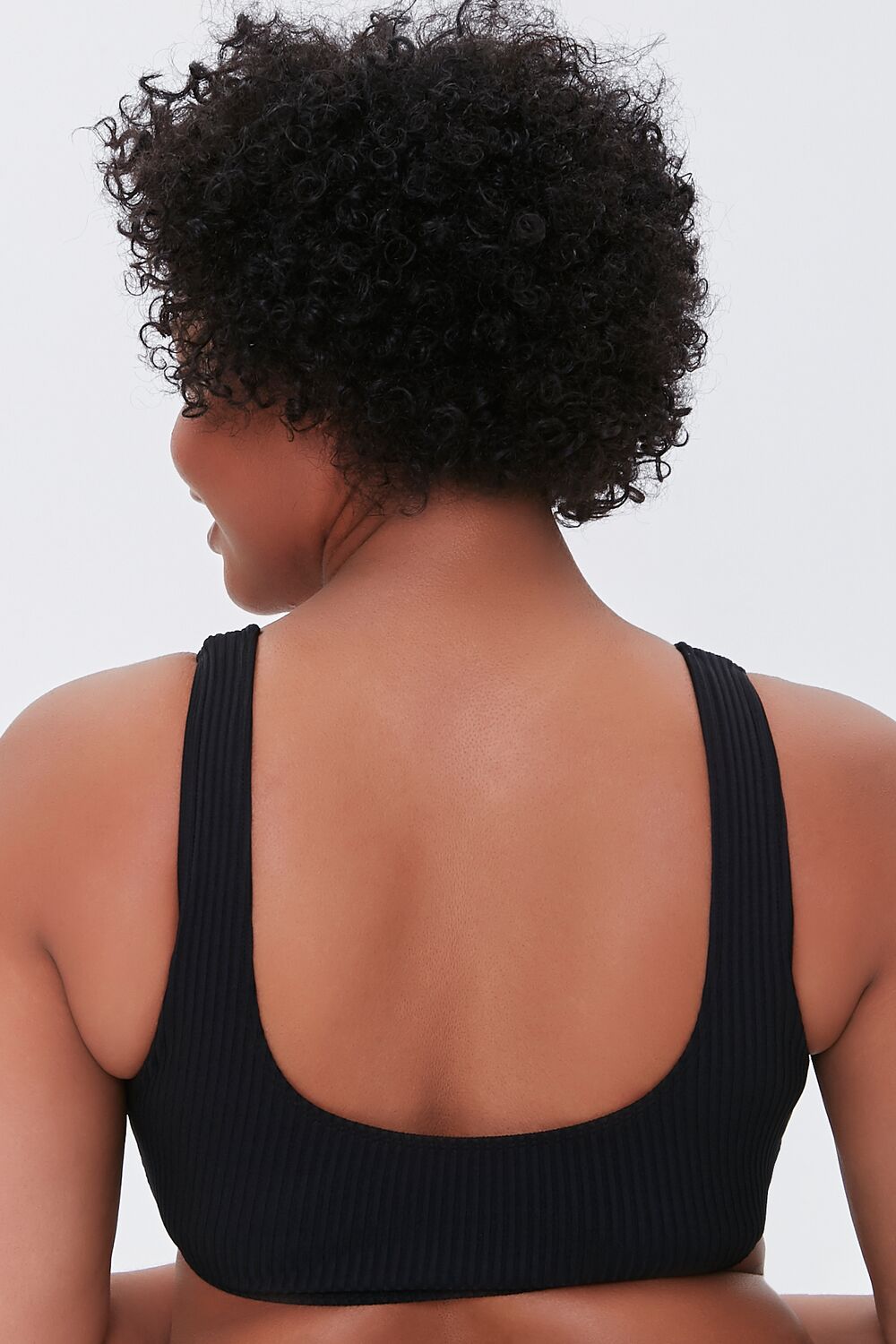 Plus Size Ribbed Bikini Top - Image 3