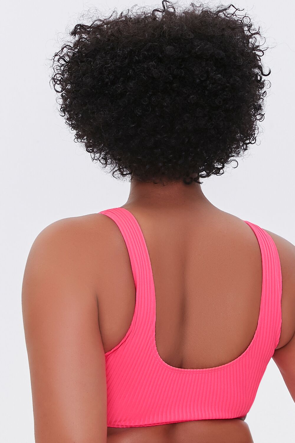 Plus Size Ribbed Bikini Top - Image 7