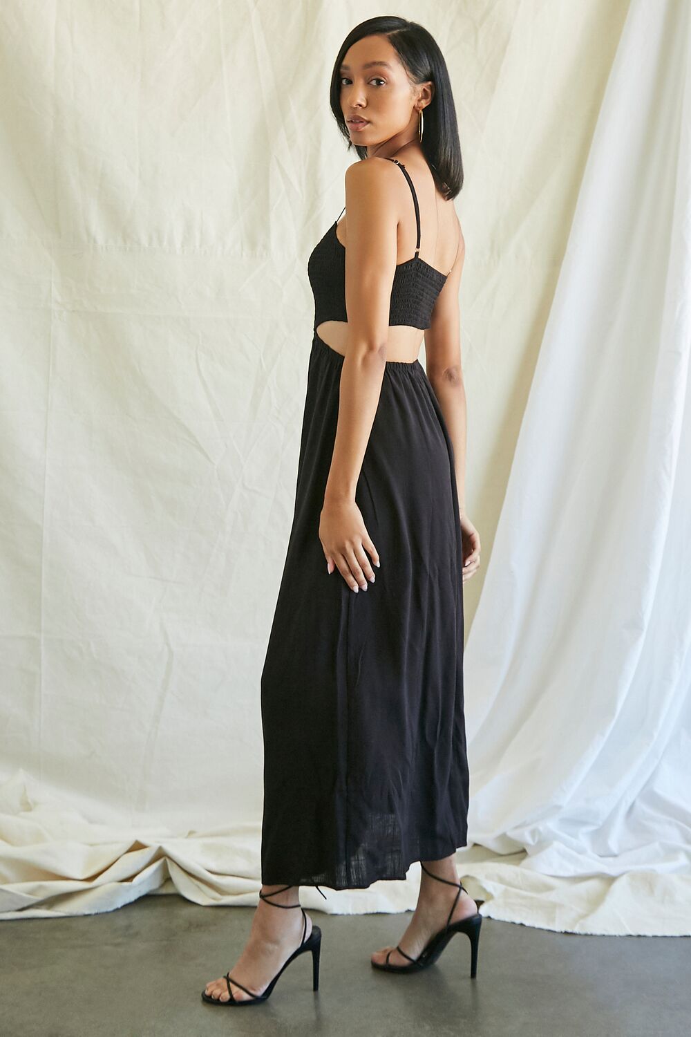 Smocked Cutout Maxi Dress - Image 2