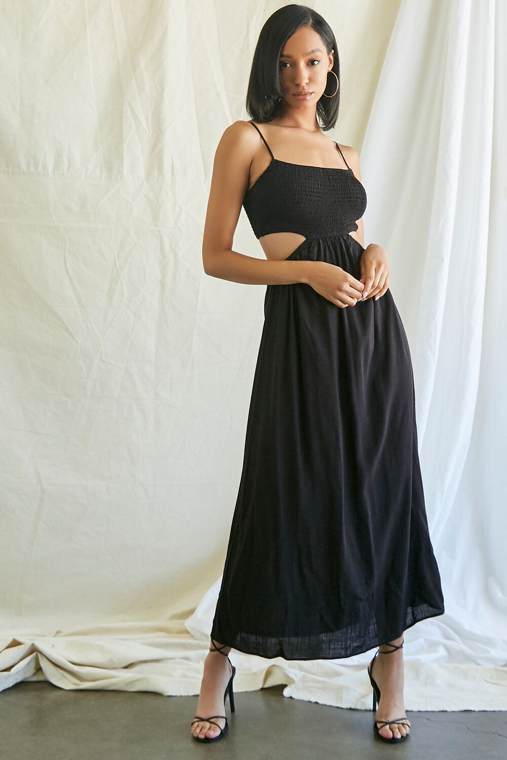 Smocked Cutout Maxi Dress - Image 4
