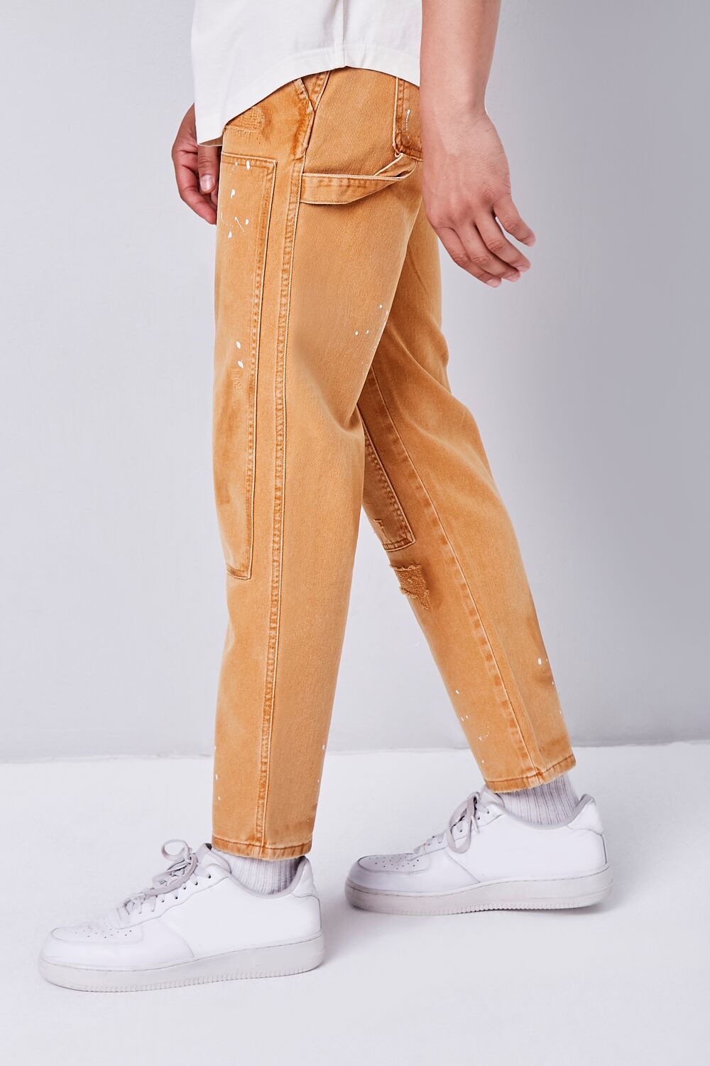 Distressed Paint Splatter Pants - Image 3