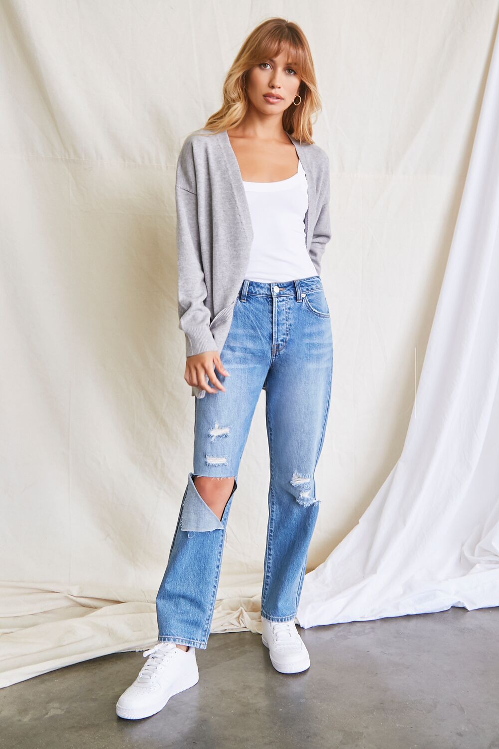 Patch-Pocket Cardigan Sweater - Image 4