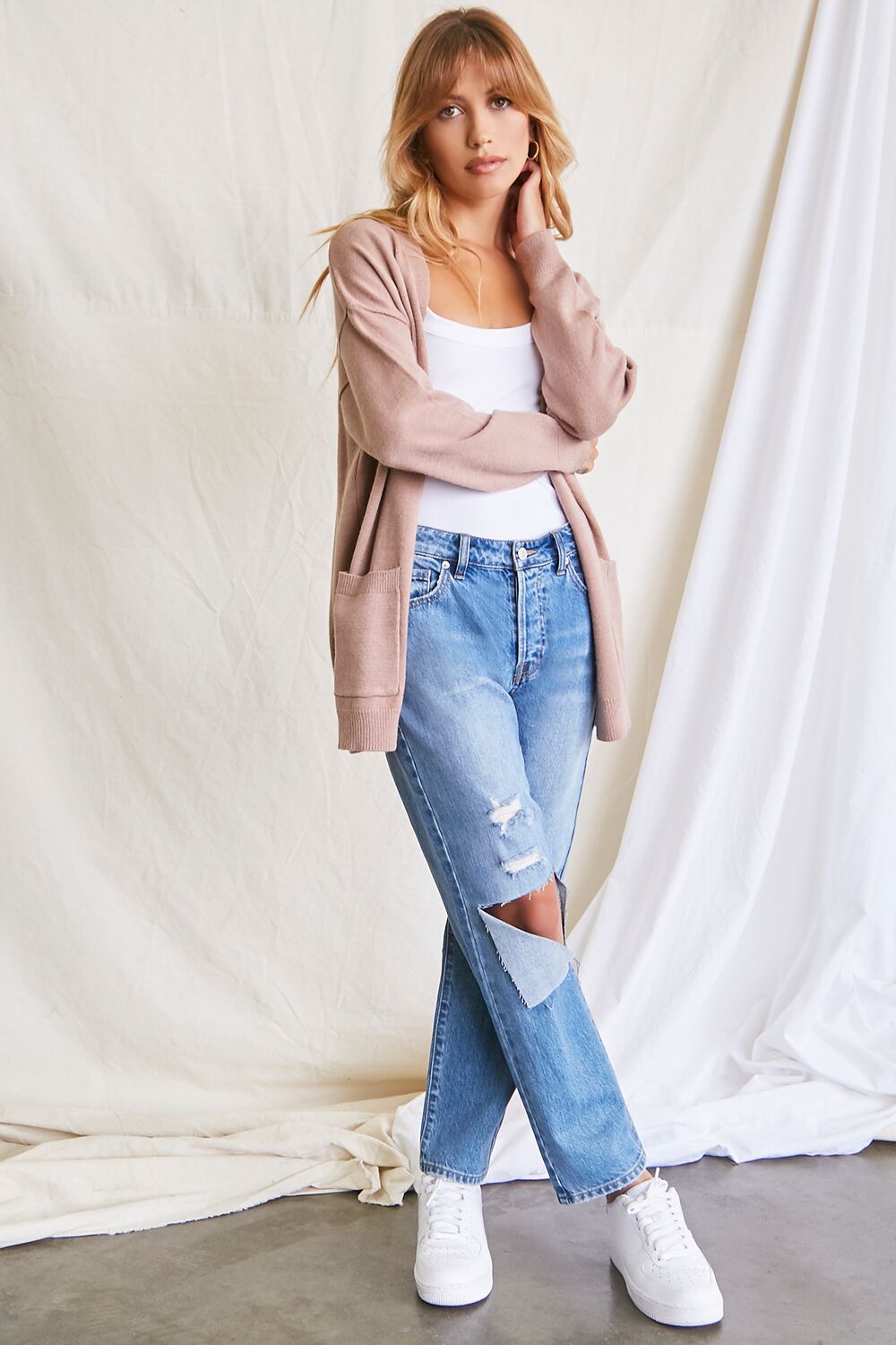 Patch-Pocket Cardigan Sweater - Image 13