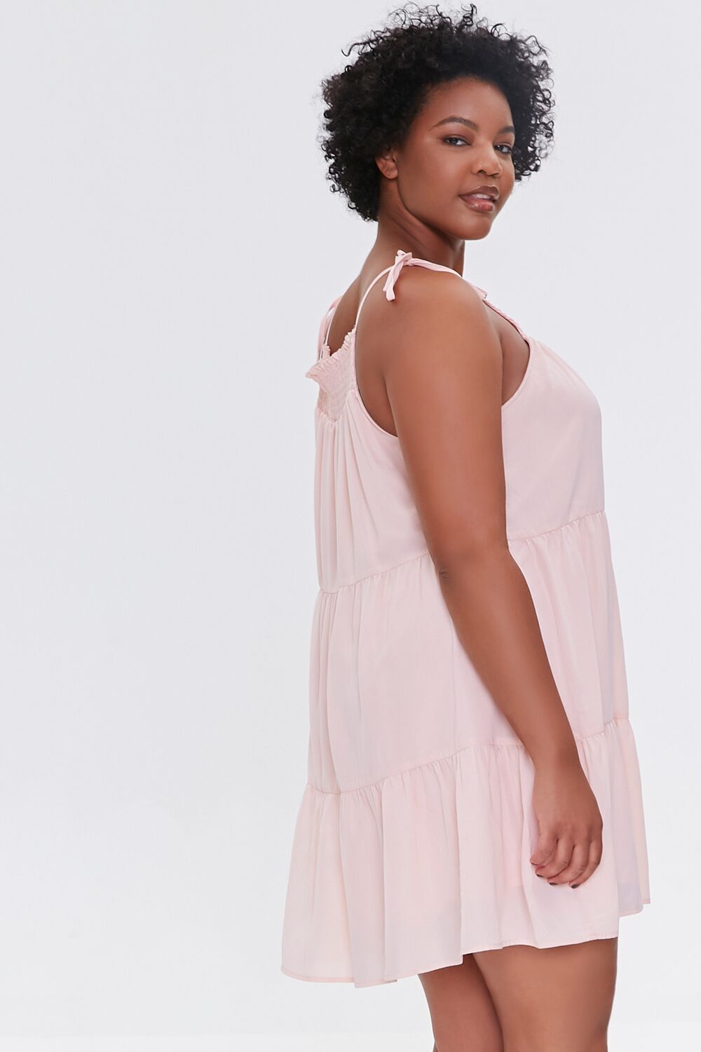 Plus Size Trapeze Mini Dress - Image 2