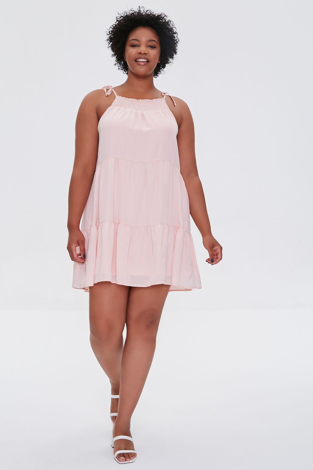Plus Size Trapeze Mini Dress - Image 4
