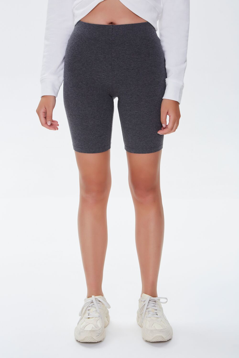 Organically Grown Cotton Basic Biker Shorts - Image 2