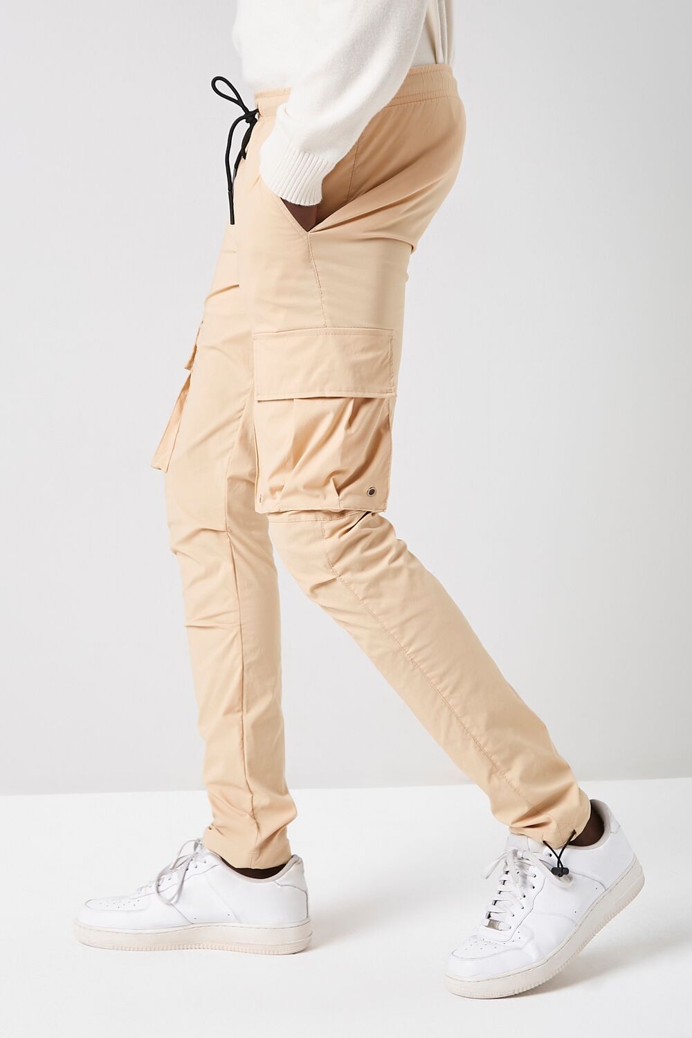 Drawstring Utility Cargo Joggers - Image 3