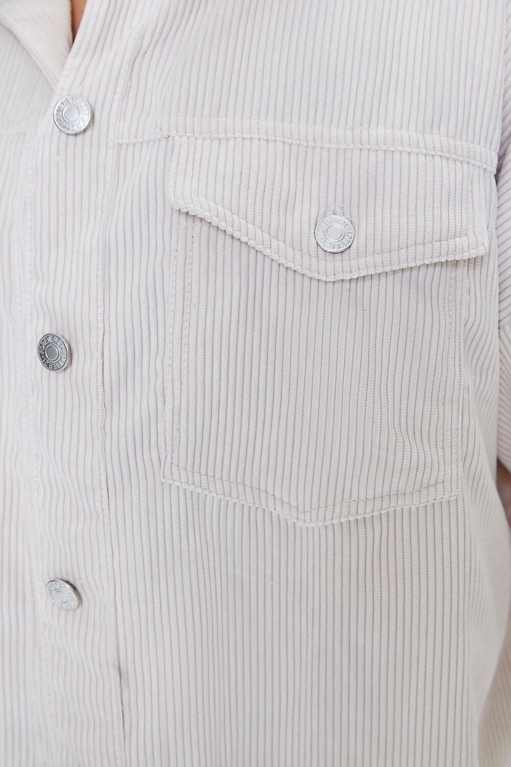Corduroy Button-Front Shacket - Image 5