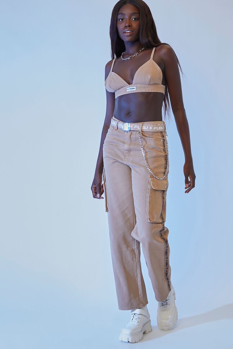 Belted FUBU Cargo Joggers