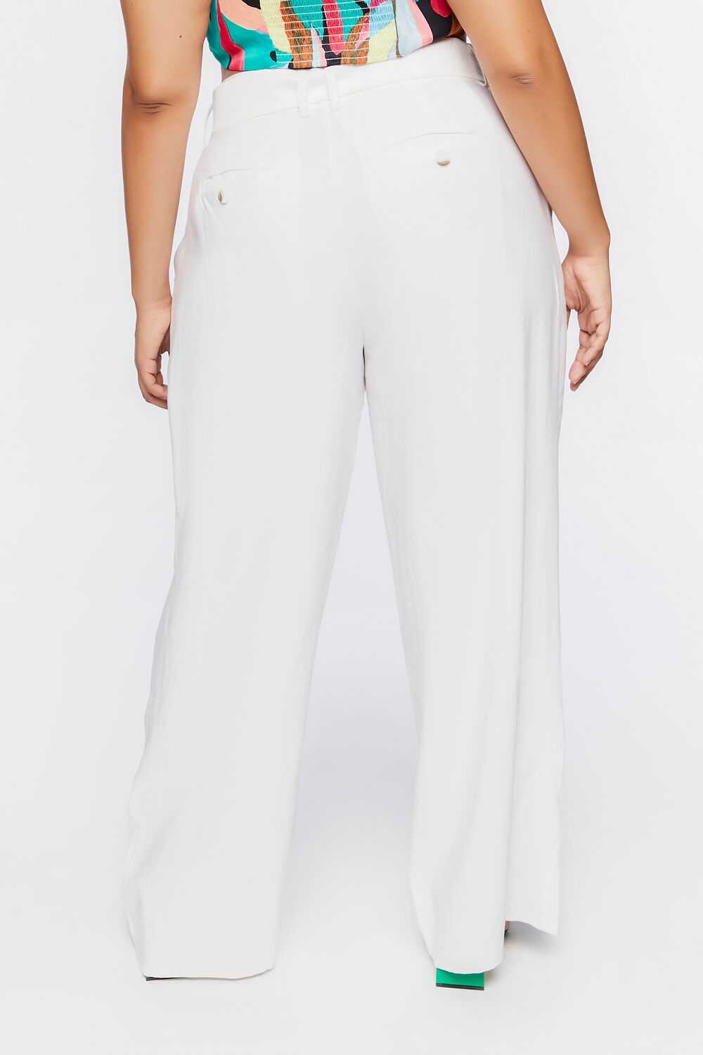 Plus Size Belted Wide-Leg Pants - Image 10