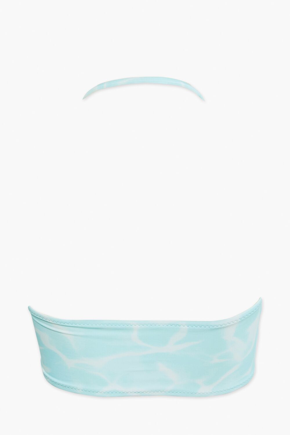 Water Print Bandeau Bikini Top - Image 6