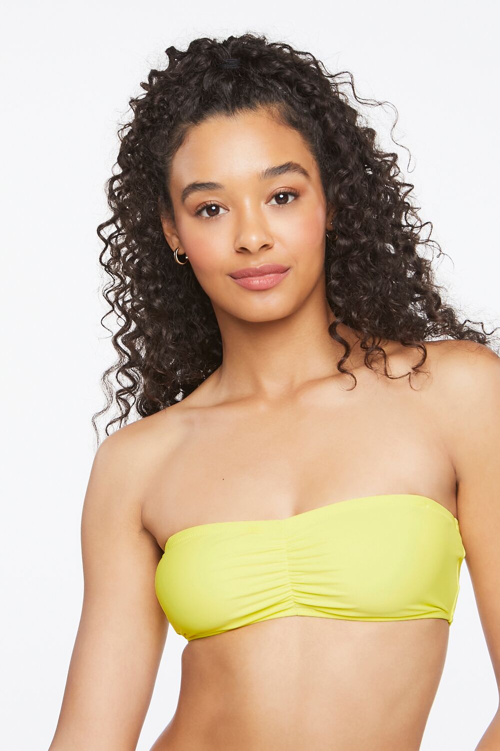 Ruched Bandeau Bikini Top - Image 4