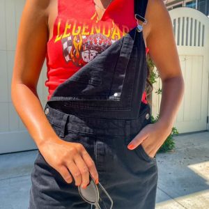 Legendary Graphic Cropped Tank Top