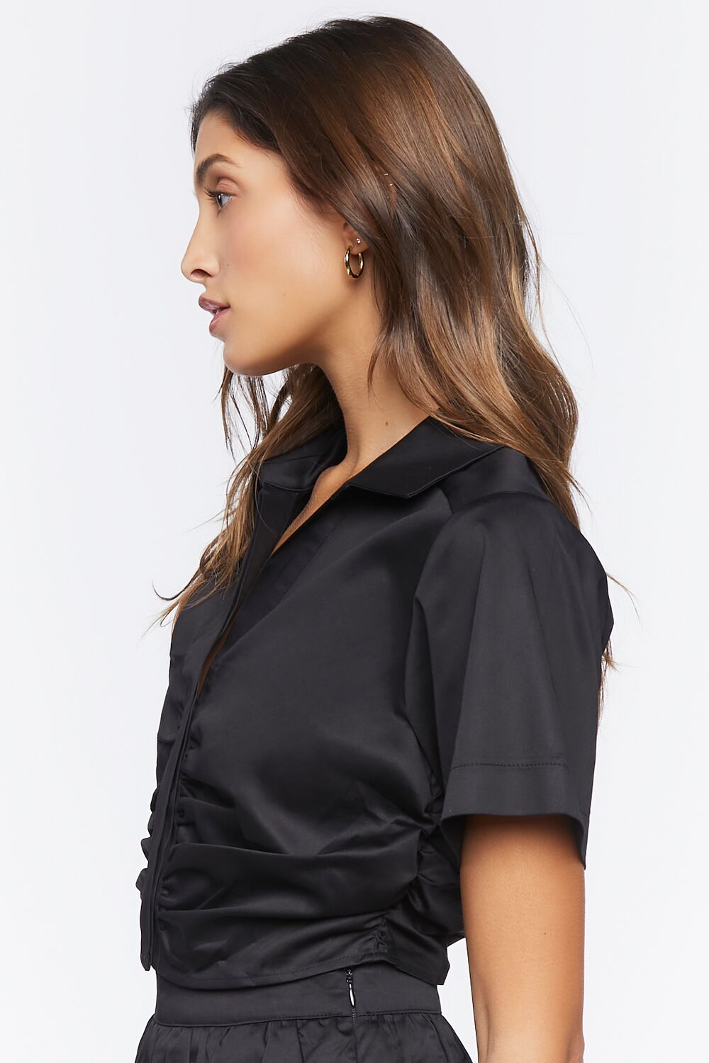 Ruched Crop Top - Image 2