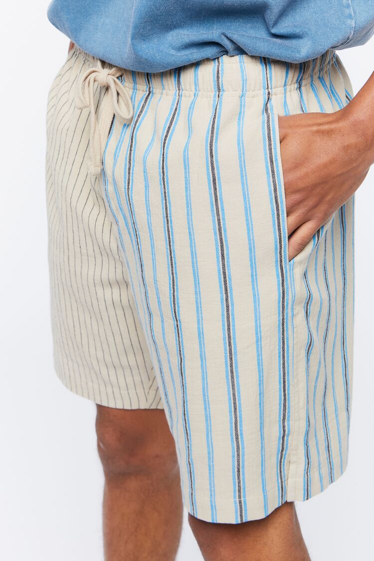 Reworked Striped Drawstring Shorts - Image 6