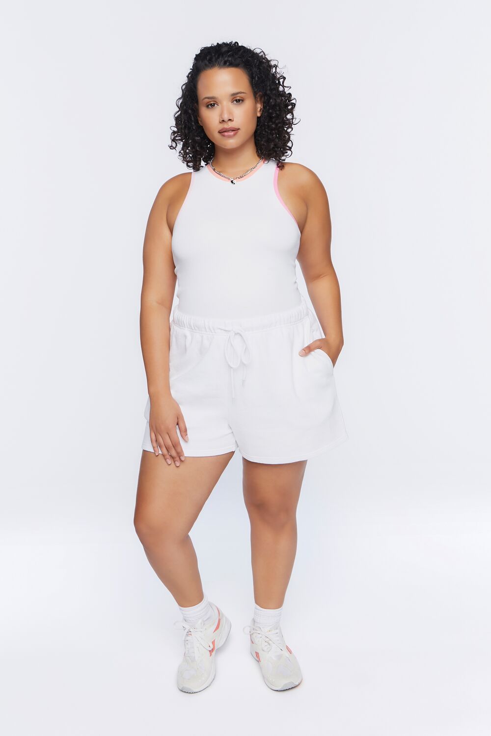 Plus Size Drawstring Shorts - Image 10