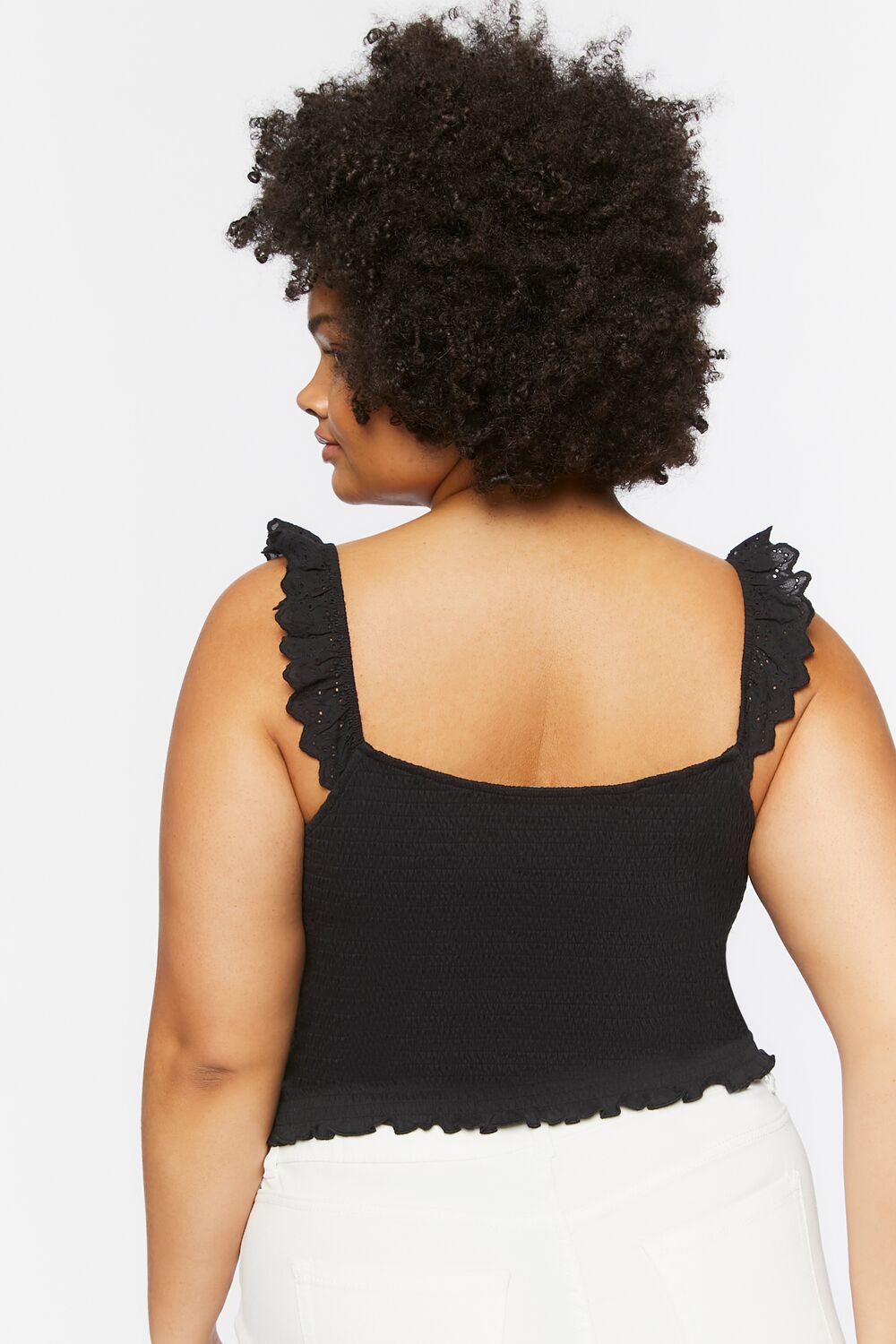 Plus Size Smocked Tank Top - Image 3