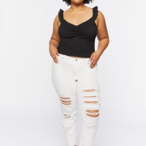 Plus Size Smocked Tank Top