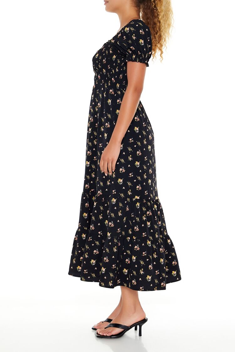 Floral Puff-Sleeve Dress - Image 4