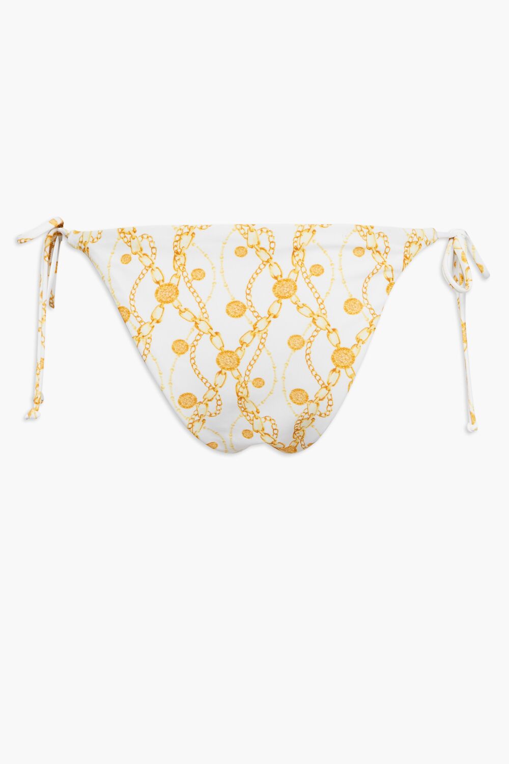 Chain Print String Bikini Bottoms - Image 6
