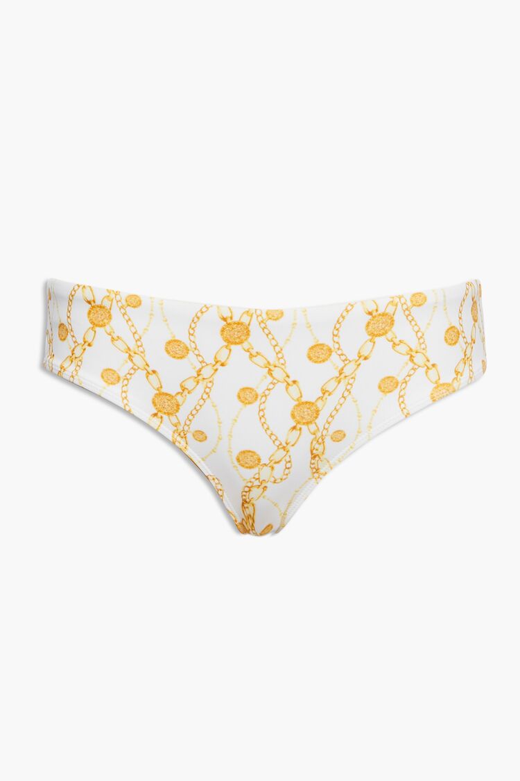 Chain Print Cheeky Bikini Bottoms - Image 5