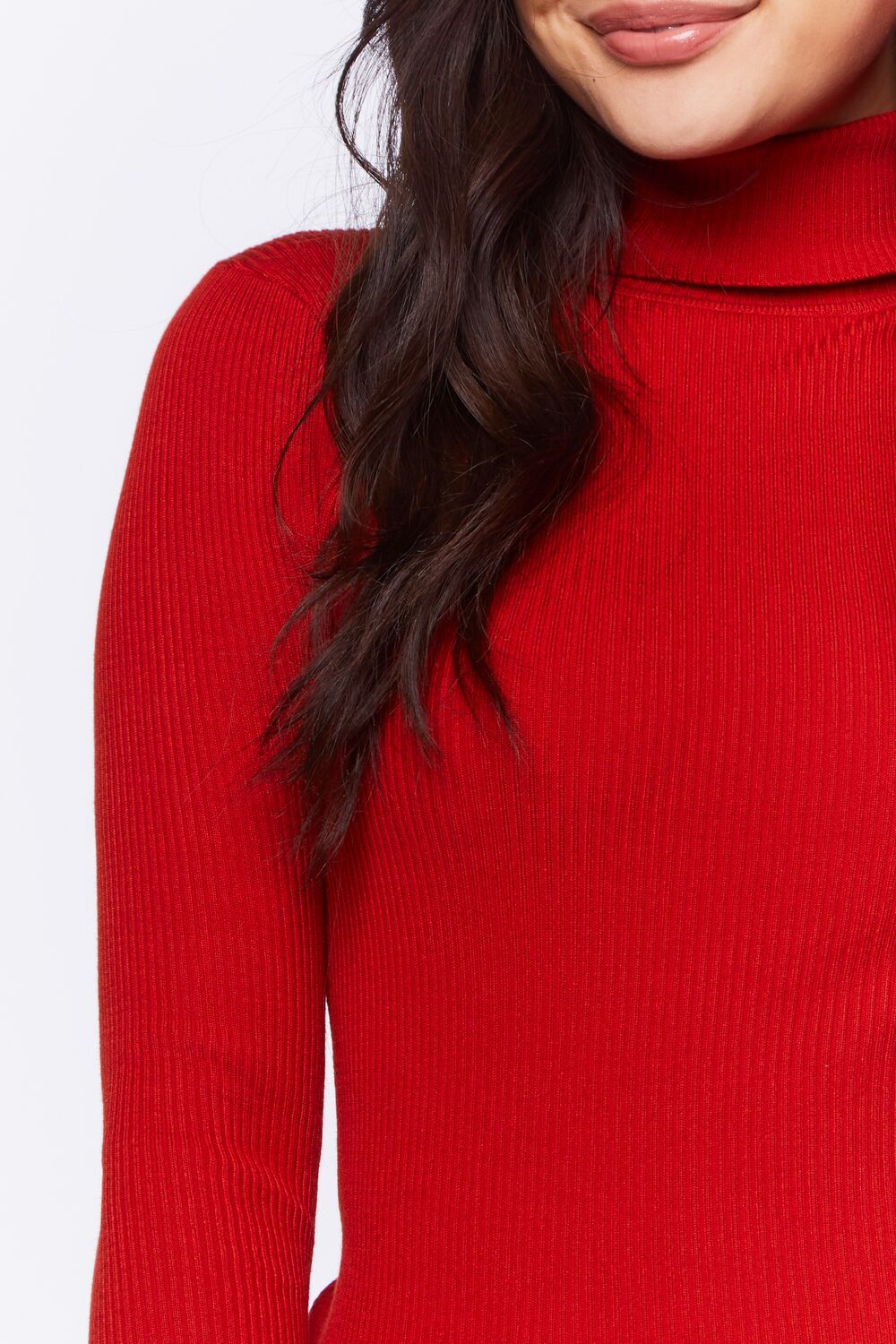 Ribbed Turtleneck Sweater-Knit Top - Image 24