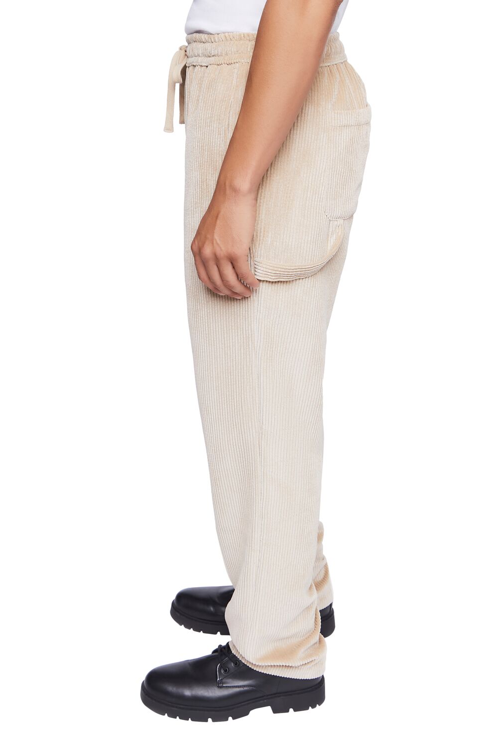 Ribbed Drawstring Pants - Image 3