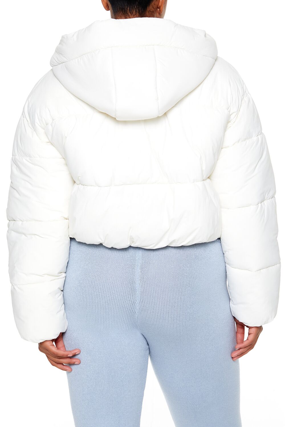 Plus Size Hooded Puffer Jacket - Image 5